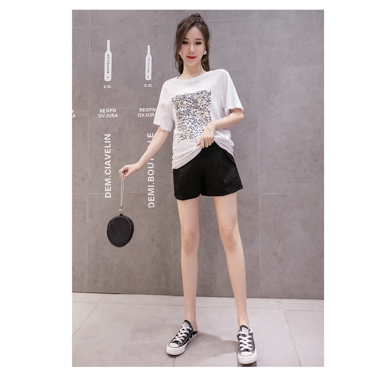 Quần Đùi Sooc Bầu Đũi Mát Q318