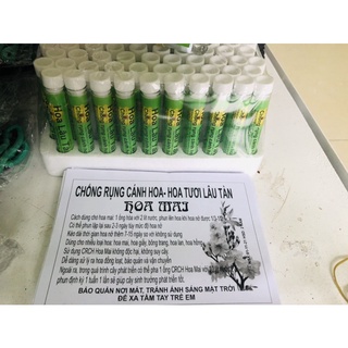 CHỐNG RỤNG CÁNH HOA, DƯỠNG HOA LÂU TÀN chuyên cho hoa giấy, hoa mai ống 5ml