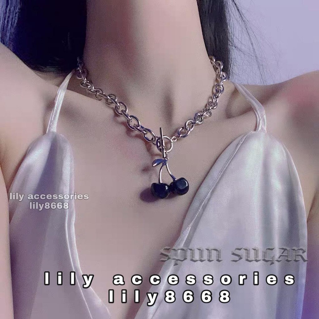 Cherry Chain Necklace  dây chuyền vòng cổ Cherry