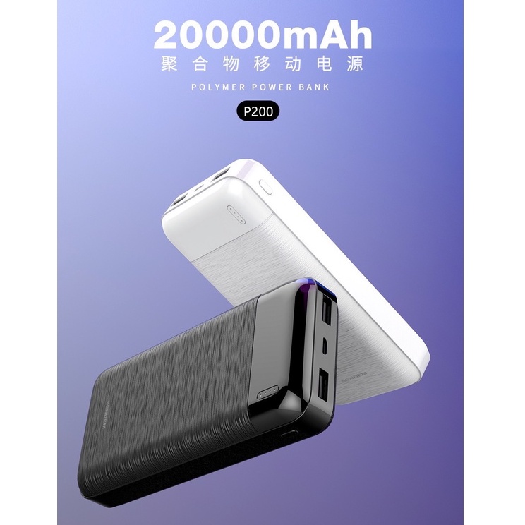 [Mã 155ELSALE giảm 7% đơn 300K] Pin sạc dự phòng 20000mAh SENDEM P200 DP01