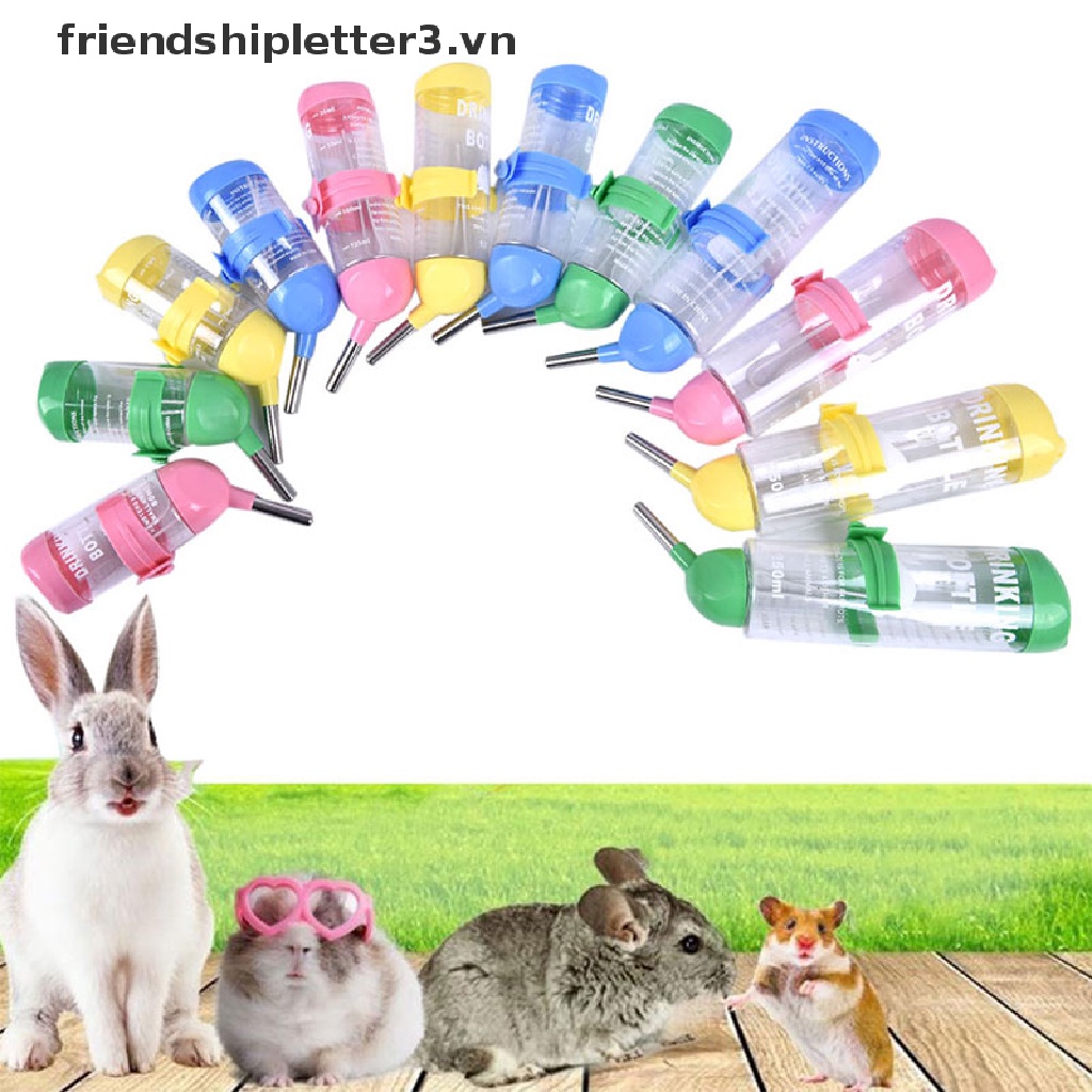 1 Bình Nước Nhựa Treo Lồng Thỏ / Chuột Hamster