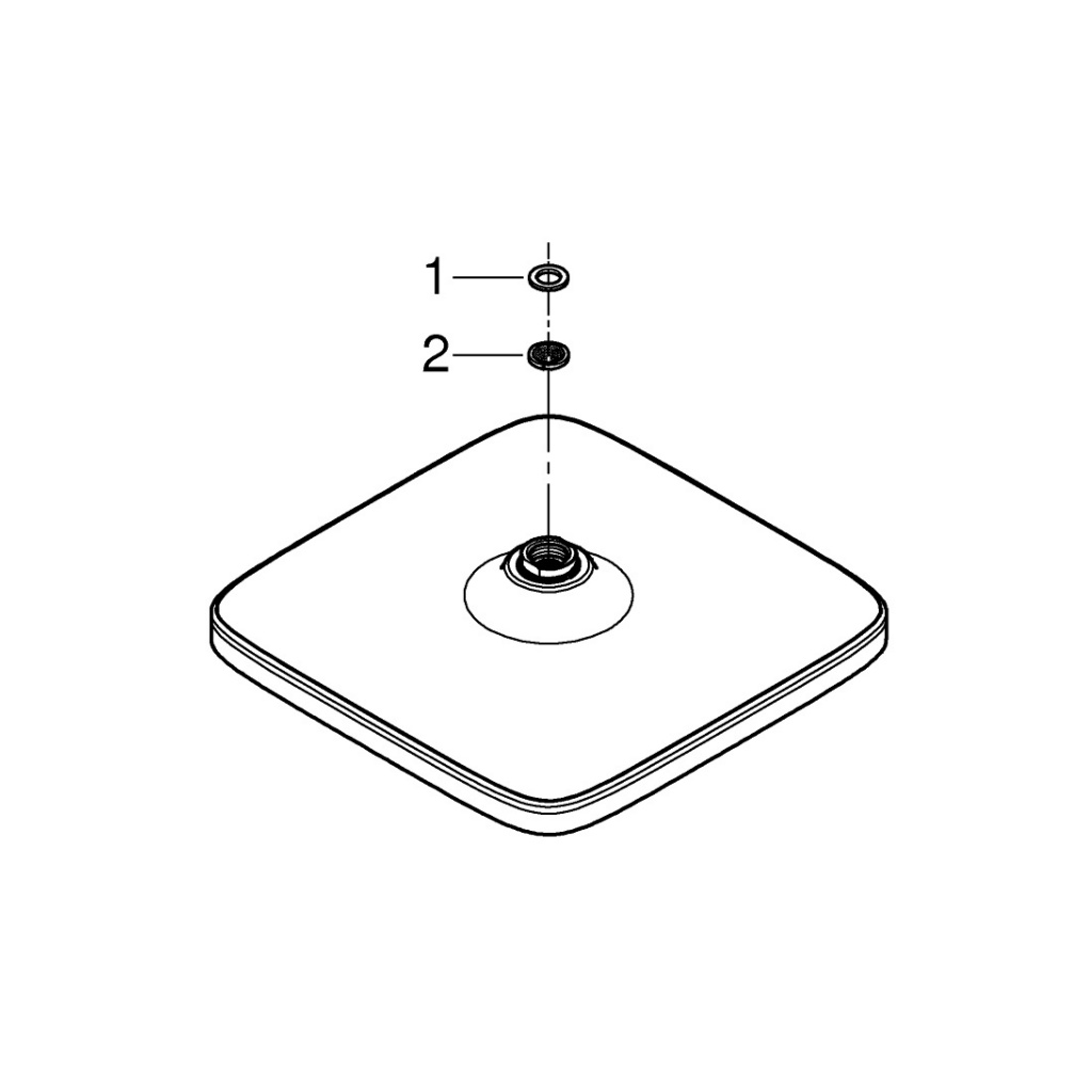 Bát Sen GROHE TEMPESTA 250 Cube - 26685000