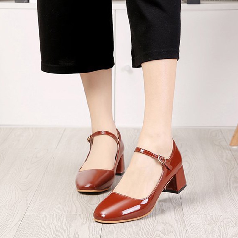 Giày cao gót IELGY mũi nhọn miệng nông đế dày kiểu dáng đơn giản thời trang cho nữ