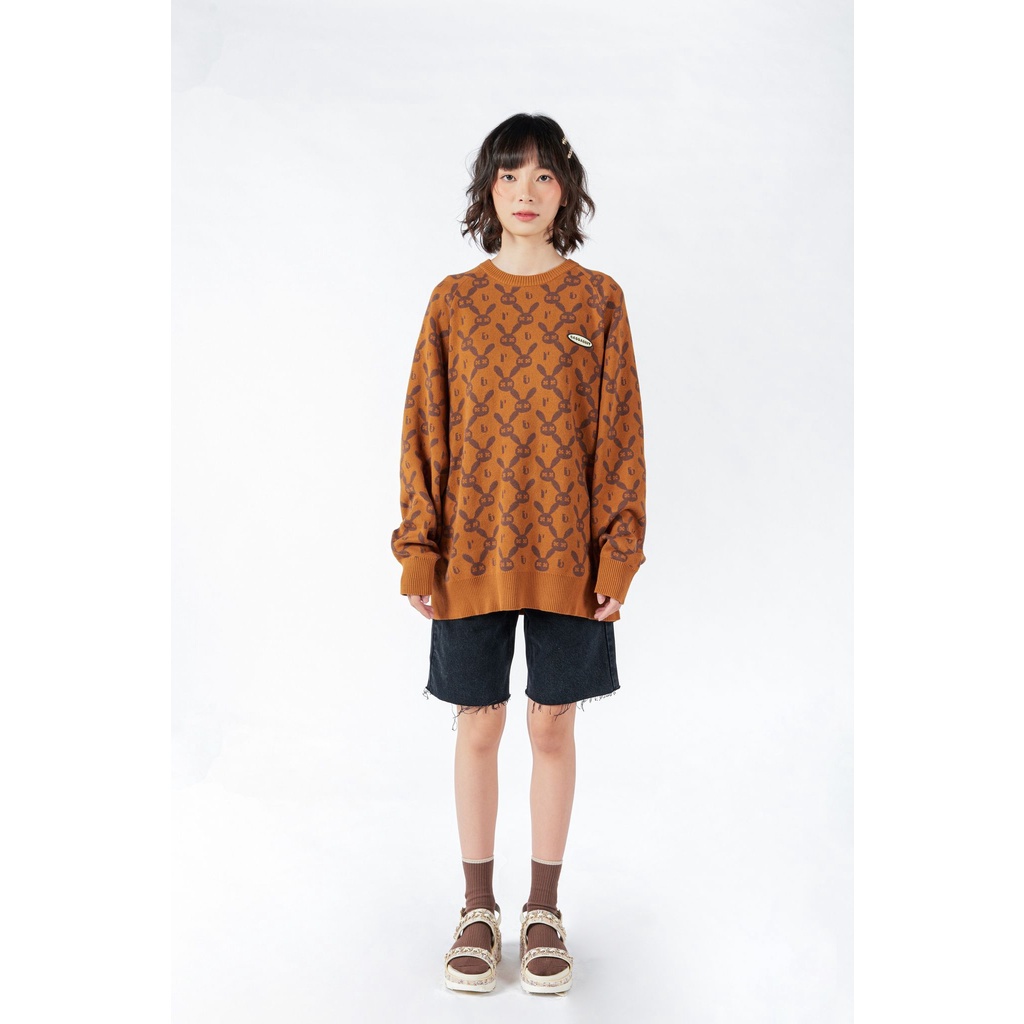 Áo Len Dài Tay Unisex Bad Rabbit PULL OVER SWEATER - Local Brand Chính Hãng