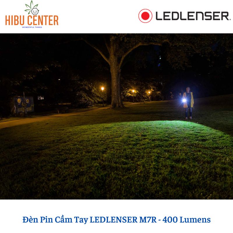Đèn Pin Cầm Tay Siêu Sáng LEDLENSER M7R 400 Lumens - Gồm Pin Và Bộ Sạc Từ Tính | Hibucenter