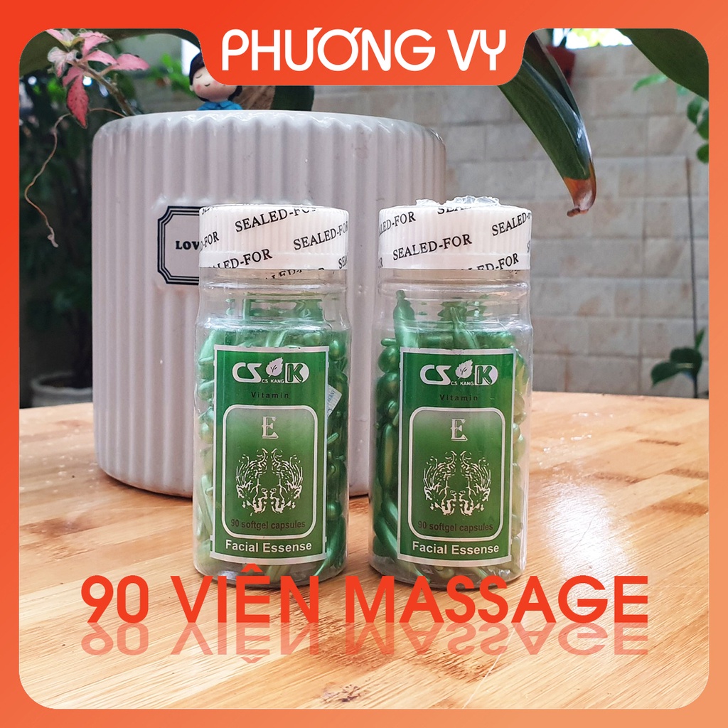 [Chính Hãng] 90 Viên bôi mụn, Viên massage tinh chất trà xanh.