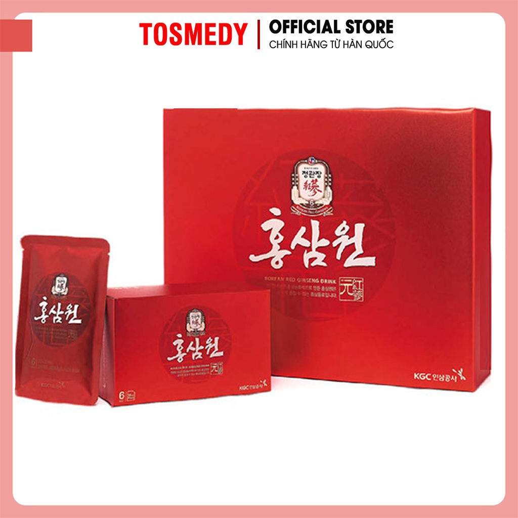 Nước hồng sâm Chính phủ Hàn Quốc Cheon Kwan Jang hộp 30 gói x 70ml - nước sâm KGC | Tosmedy Official