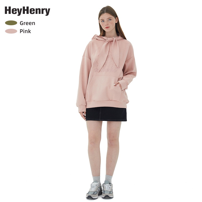 Áo Hoodie Màu Trơn Dáng Rộng Cột Dây In Hình Kangaroo Thời Trang Cho Nam