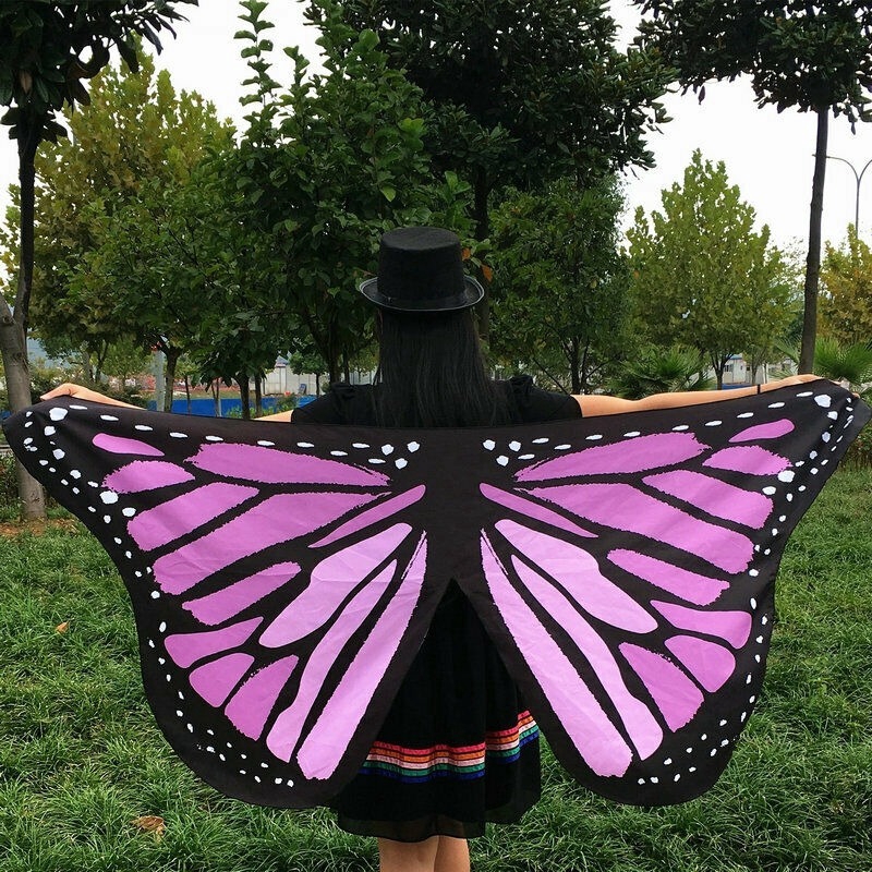 Butterfly Wings Cape Shawl Adult Fairy Pixie Cloak Costume Fancy Dress Party | BigBuy360 - bigbuy360.vn