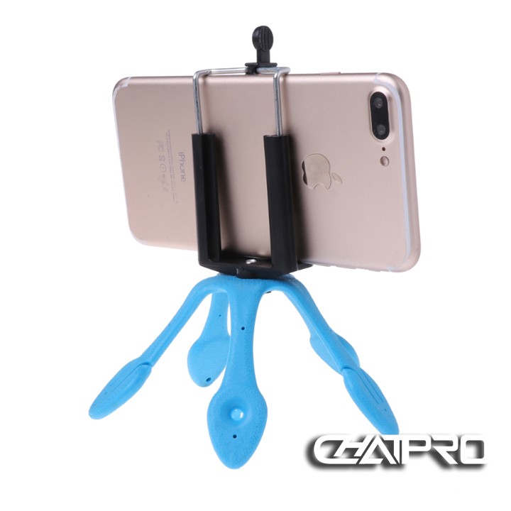 Giá đỡ điện thoại 5 chân dẻo – sử dụng mọi địa hình (có kẹp điện thoại) | BigBuy360 - bigbuy360.vn