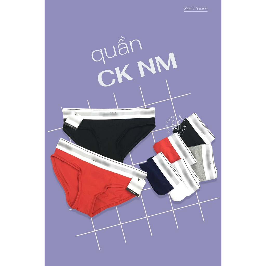 Quần lót cotton nữ CK nguyên mông