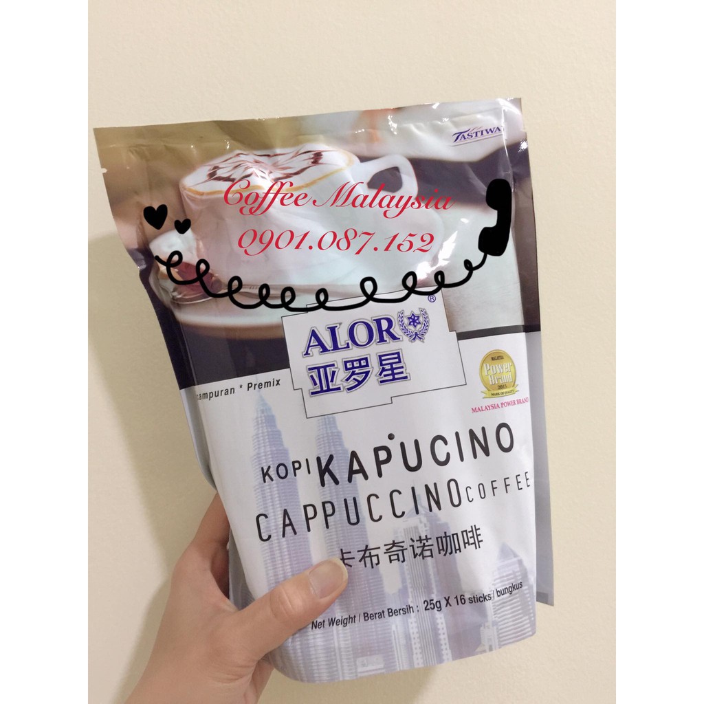Cà phê trắng White Coffee Alor Cappuccino