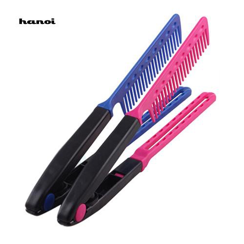 Hn HN HN♥Bộ 2 Lược Kẹp Cắt Tóc Tạo Kiểu Thời Trang DIY