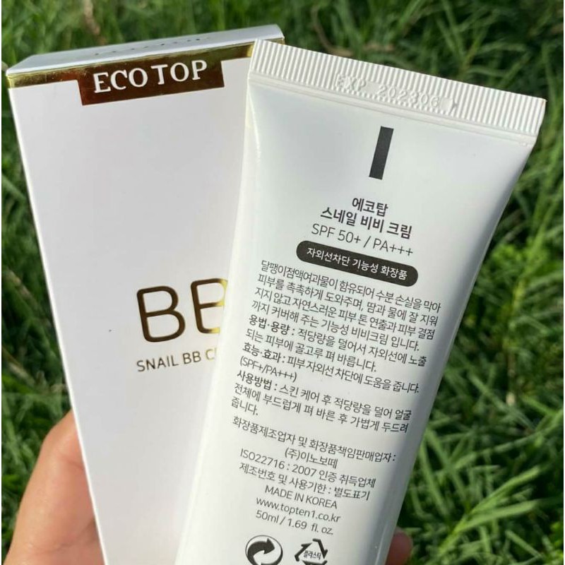 Kem nền BB CREAM chống nắng Ốc Sên ECOTOP