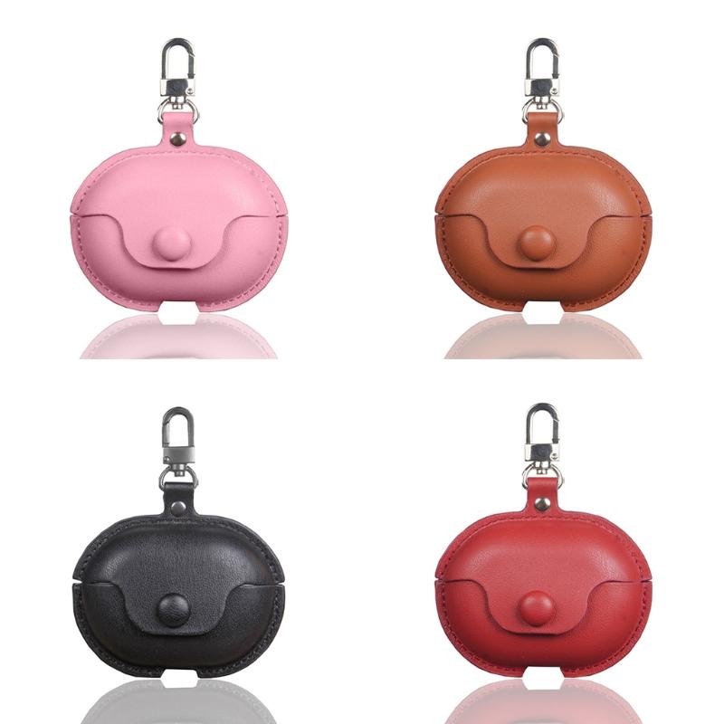 Vỏ Bảo Vệ Hộp Sạc Tai Nghe Không Dây Hua-wei Freebuds Pro Bằng Da Chống Rơi Chống Bụi