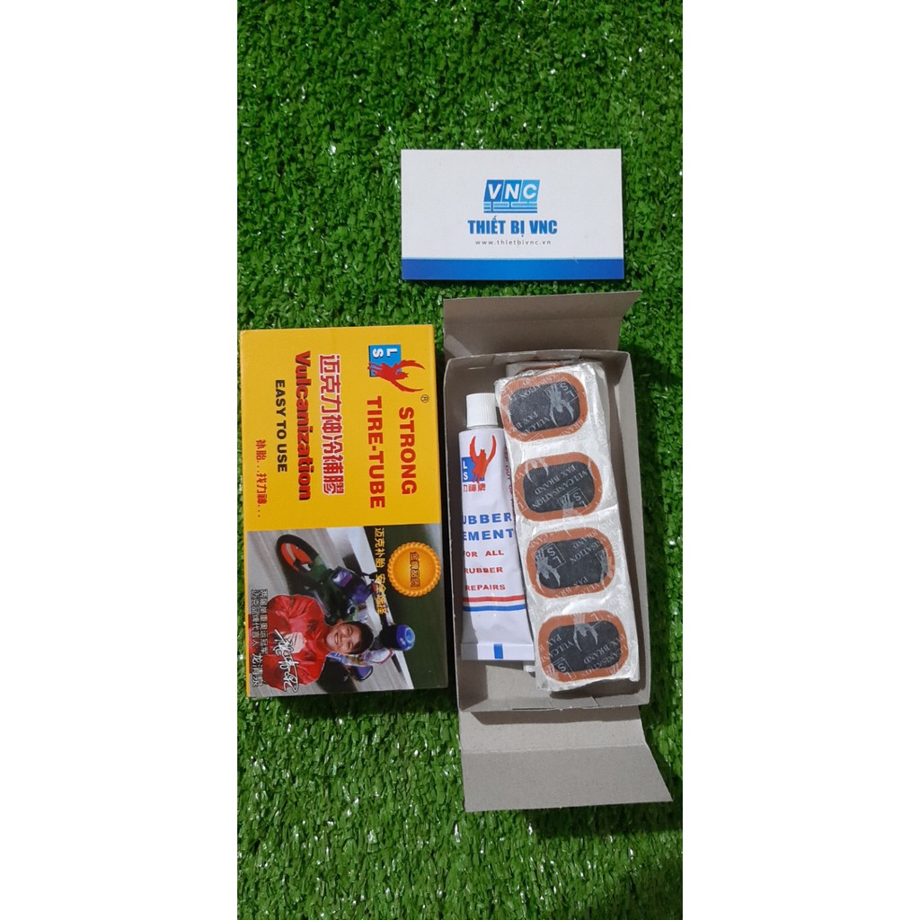 Bộ keo và miếng vá ruột xe máy giá rẻ cho a e thợ