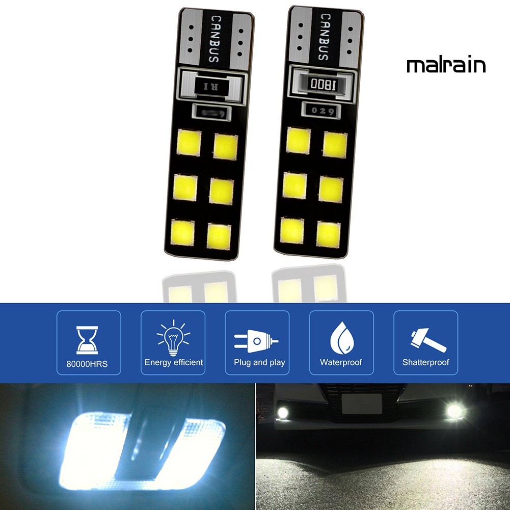 Đèn Led Xi Nhan T10-12 Siêu Sáng Cho Xe Hơi