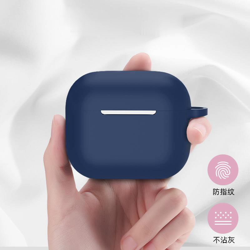 Vỏ Đựng Bảo Vệ Hộp Sạc Tai Nghe Airpods 4 Bằng Silicone Mềm Chống Va Đập