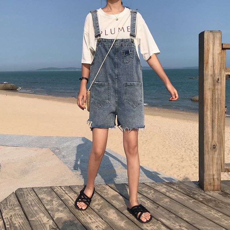 [Hàng có sẵn] Quần Yếm jumpsuit nữ Ulzzang Quảng Châu QYN1