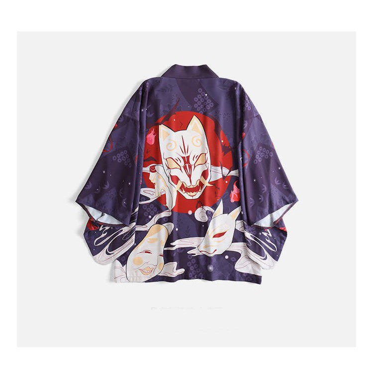 Áo Kimono Truyền Thống Nhật Bản In Hình Anime Yukata 2020 Mới