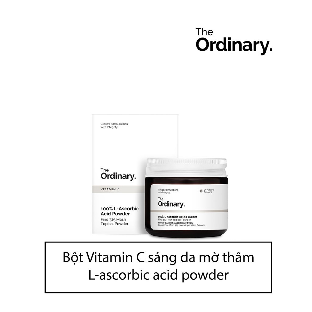 [Hàng Mới Về] The Ordianry Bột Vitamin C  L-Ascorbic Acid Powder Làm Sáng Da Mờ Thâm Đều Màu Da Tăng Hiệu Quả Chống Nắng