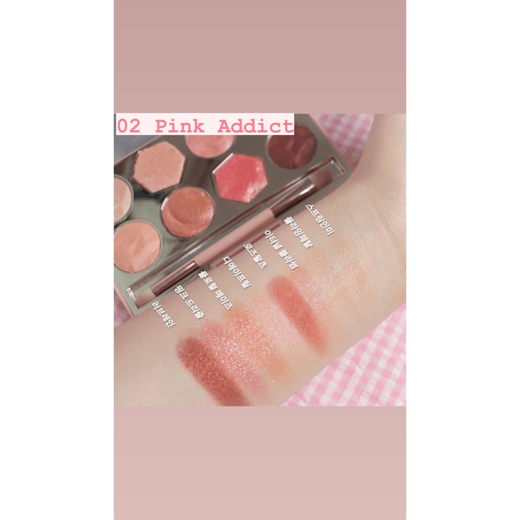 [100% AUTH] Bảng Phấn Mắt 8 ô Clio Prism Air Eye Palette