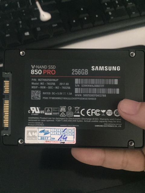 SSD Samsung 850 Pro 256 GB