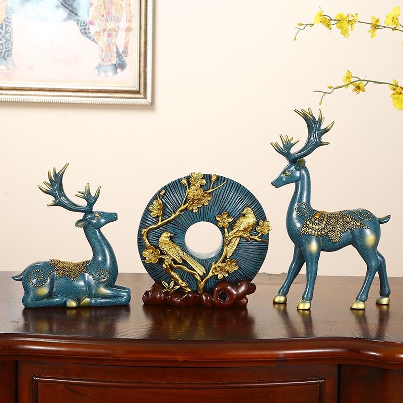 Bộ tượng hươu phong thuỷ