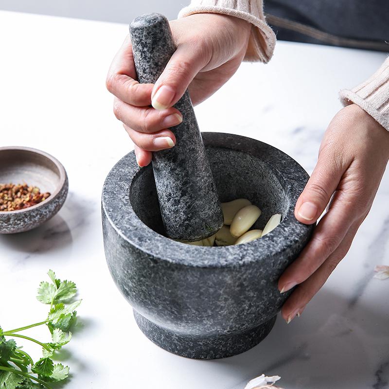 Bộ cối giã bằng đá cẩm thạch tiện dụng dành cho nhà bếp
