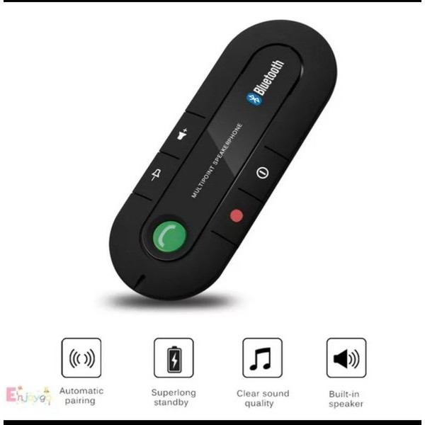 Loa Bluetooth Kiêm Giá Đỡ Điện Thoại Đa Năng Cho Xe Hơi