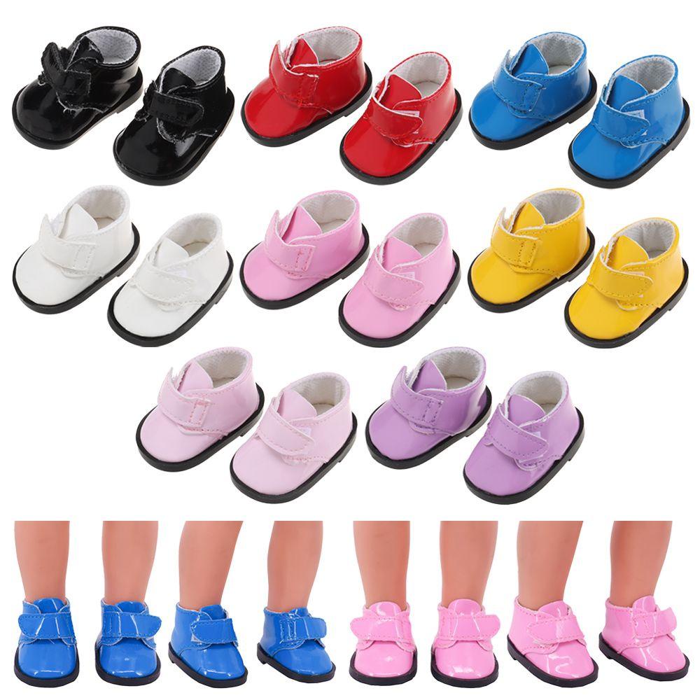 Giày Da PU Mini 5.5CM Cho Búp Bê BJD 20CM Nhiều Màu Sắc