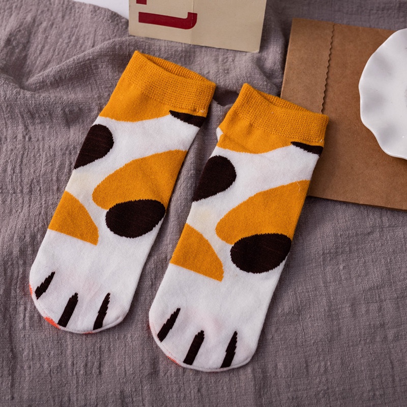 Vớ Cotton Cổ Thuyền In Họa Tiết Hoạt Hình Phong Cách Nhật Bản Dễ Thương Thời Trang Cho Nữ