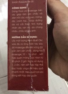 GEL TAN MỠ CAO QUẾ HOA OLIC [ chính hãng ]