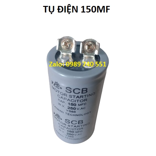 01 tụ điện 150mf Đài Loan loại tốt