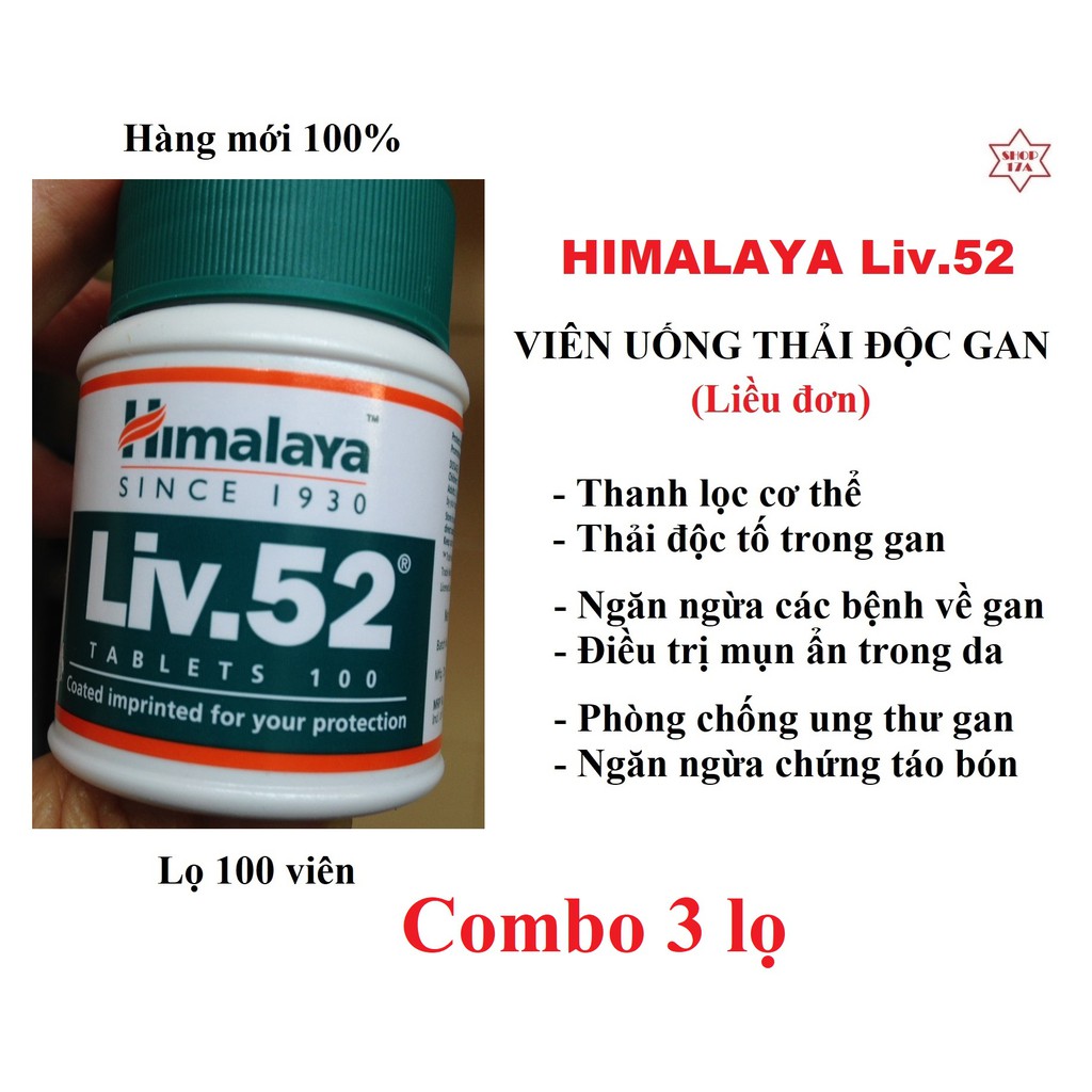 Himalaya Liv.52 - Combo 3 lọ - Shop 17a