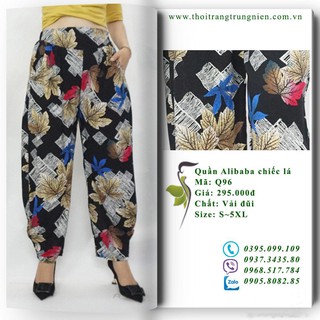 Q96 - Quần Alibaba Chiếc Lá - Size: S~5XL
