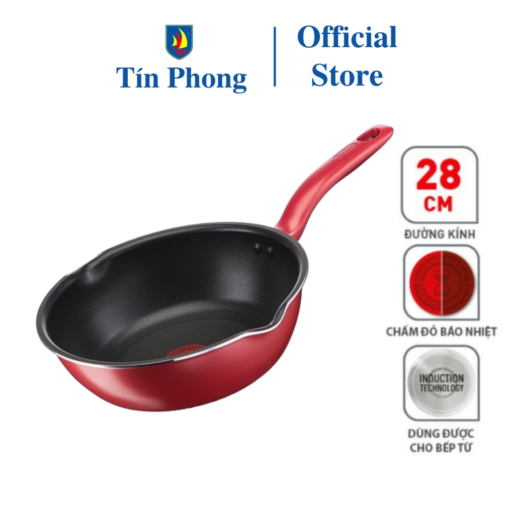 Chảo chiên lòng sâu chống dính Tefal So Chef 28cm (G1358695)