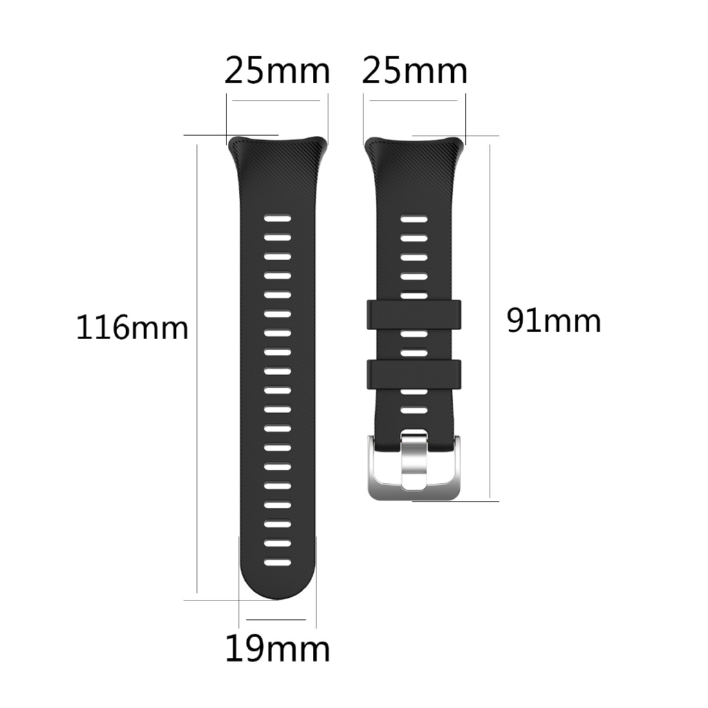 Dây đeo thay thế bằng silicon cho dây đeo đồng hồ thông minh Garmin Forerunner 45S /Forerunner 45