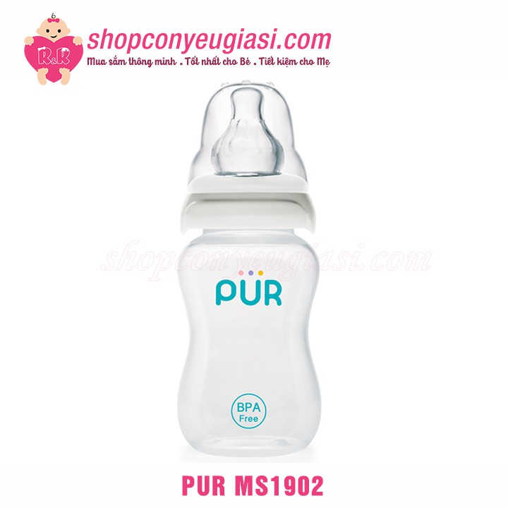 Bình Sữa Pur Cổ Thường Comfort Feeder 120ml MS1902