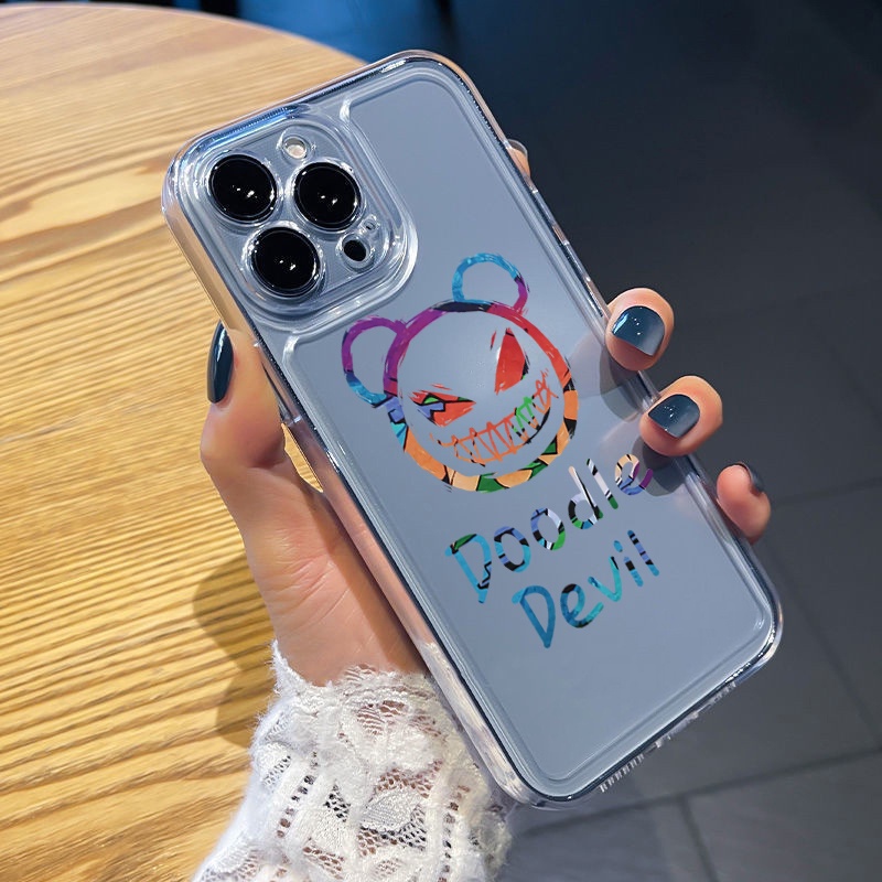 Ốp Điện Thoại TPU Trong Suốt Hình Doodie Devil Cho Xiaomi Redmi Note 11 12 Pro 5G 11S 10 Pro 4G 10S Redmi 12C 11A 10C 9C