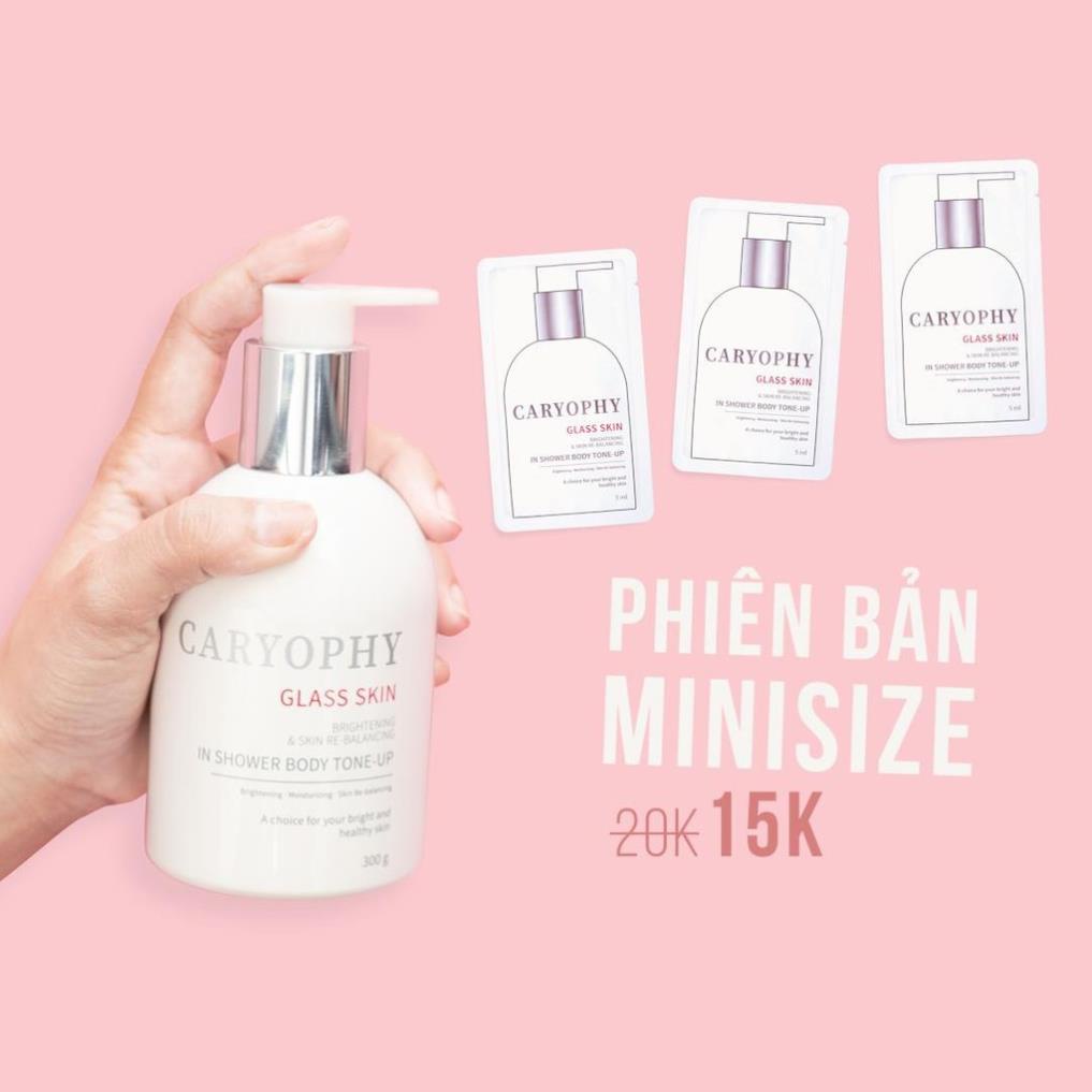 Kem Dưỡng CARYOPHY GLASS SKIN IN SHOWER BODY TONE-UP