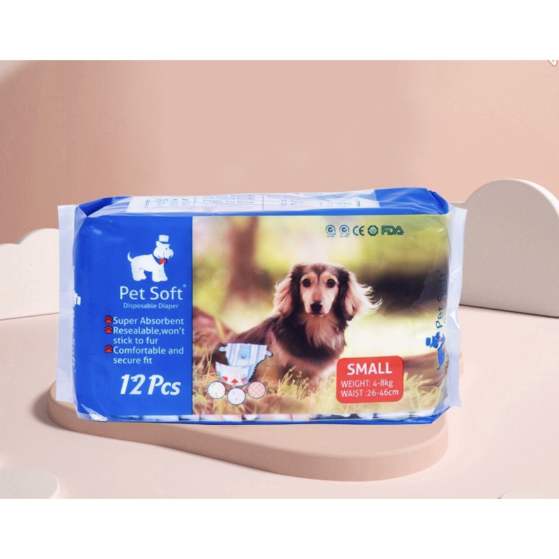 Bịch bỉm cho chó mèo 12 miếng