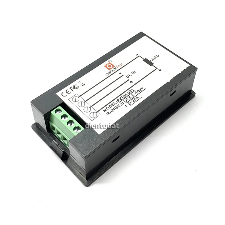Đồng Hồ Đo DC 4 Thông Số 100V 20A PZEM-031