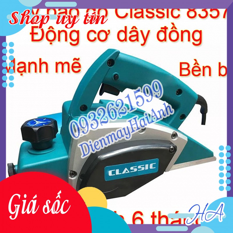 Máy bào gỗ đa năng 2 lưỡi Classic CLA-8357, động cơ dây đồng, BH chính hãng 6 tháng