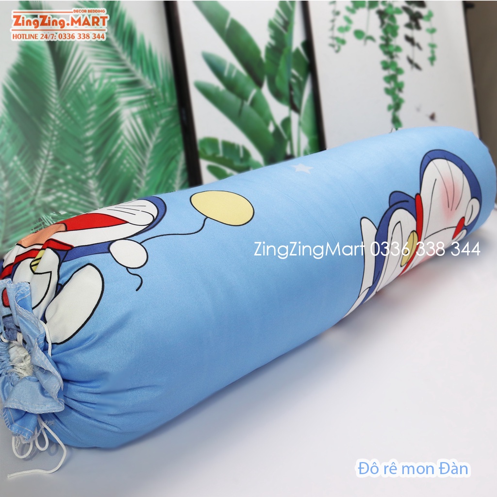 [Săn sale không khó] Vỏ gối ôm Cotton Poly, Kích thước 35 x 105 cm, Mẫu Vịt Vàng