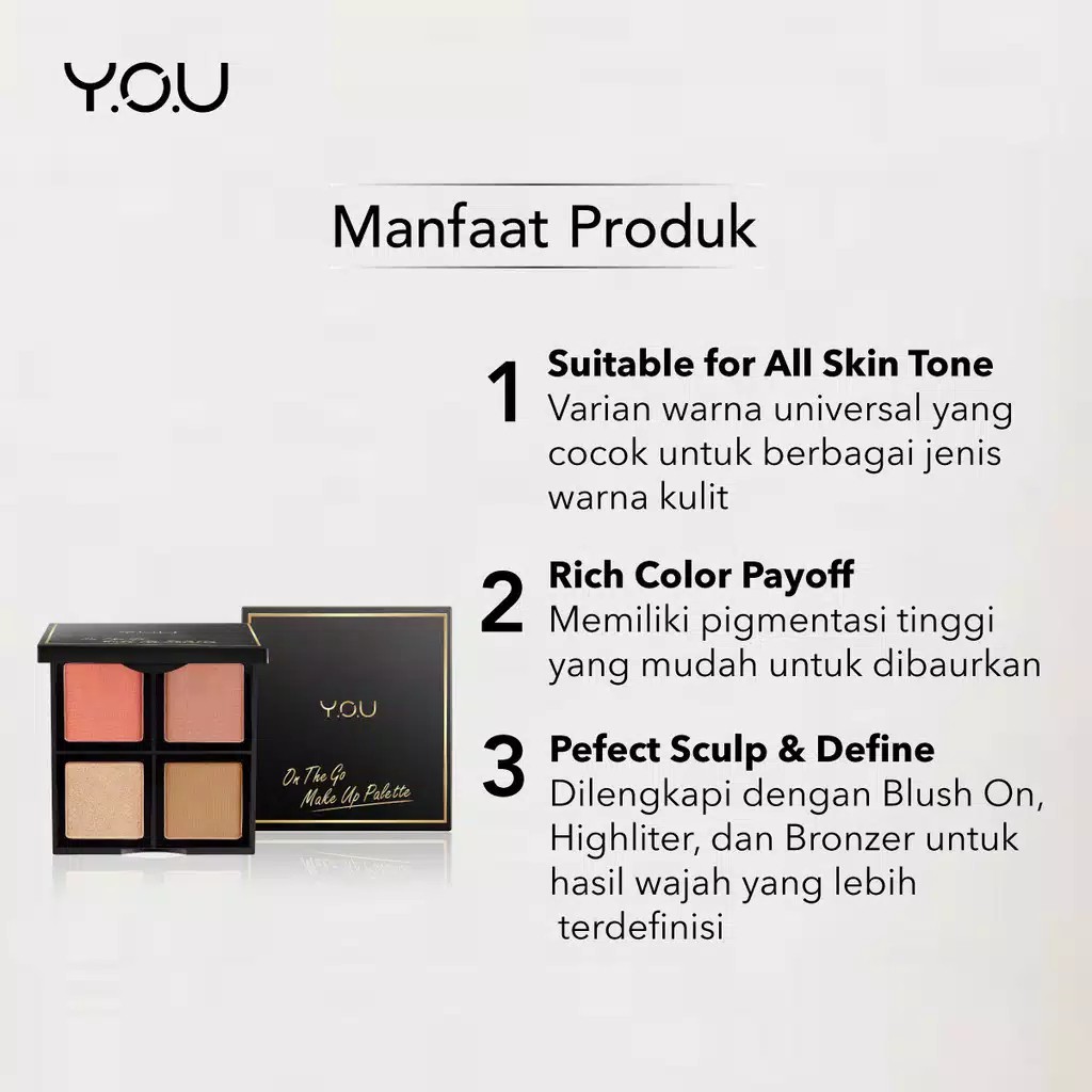 (hàng Mới Về) Bảng Phấn Mắt You On The Go Cao Cấp | BigBuy360 - bigbuy360.vn