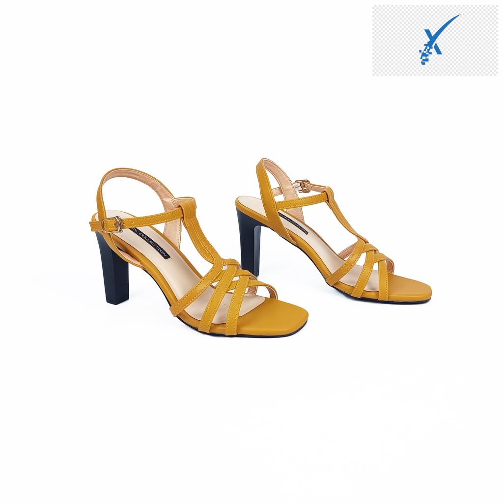 🖐️ Giày sandal cao gót quai đan rọ 7cm Pinable HADU M787 sandal che khuyết điểm 🖐️