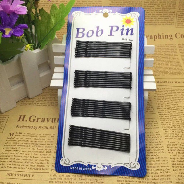 Set 60 kẹp ghim đen loại tốt