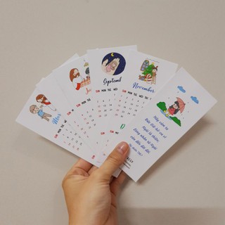 Lịch 2021 kẹp sách