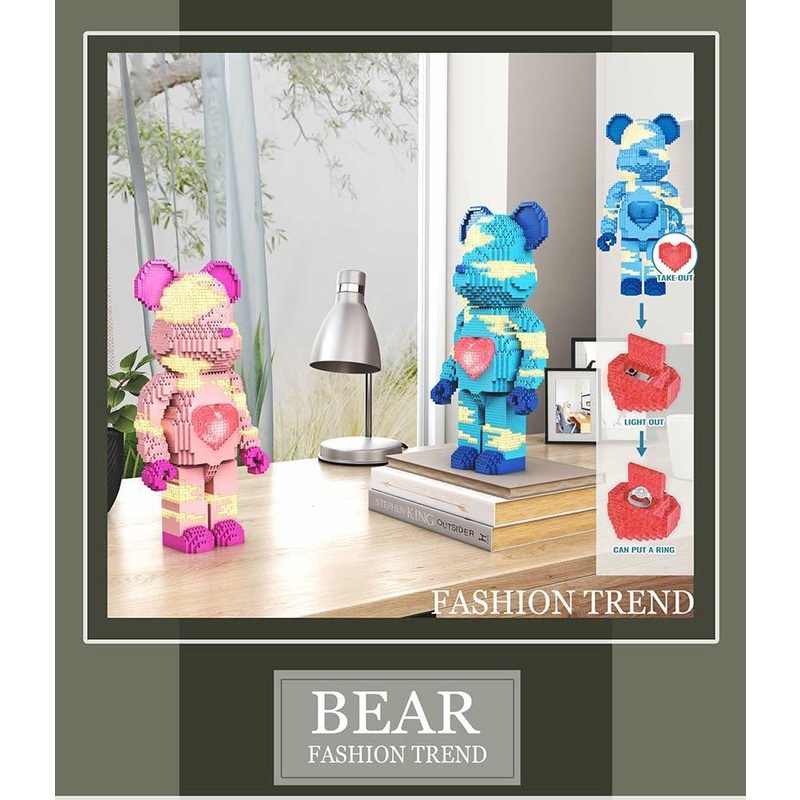 Bộ Đồ Chơi Lắp Ráp Gấu Violent Bears 2155 Cho Bé